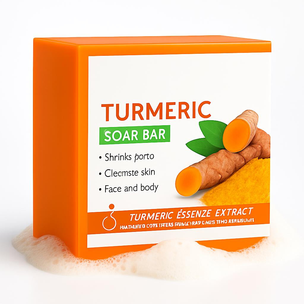 Turmeric Soap Bar - Natural, Biodegradable, Plastic-Free