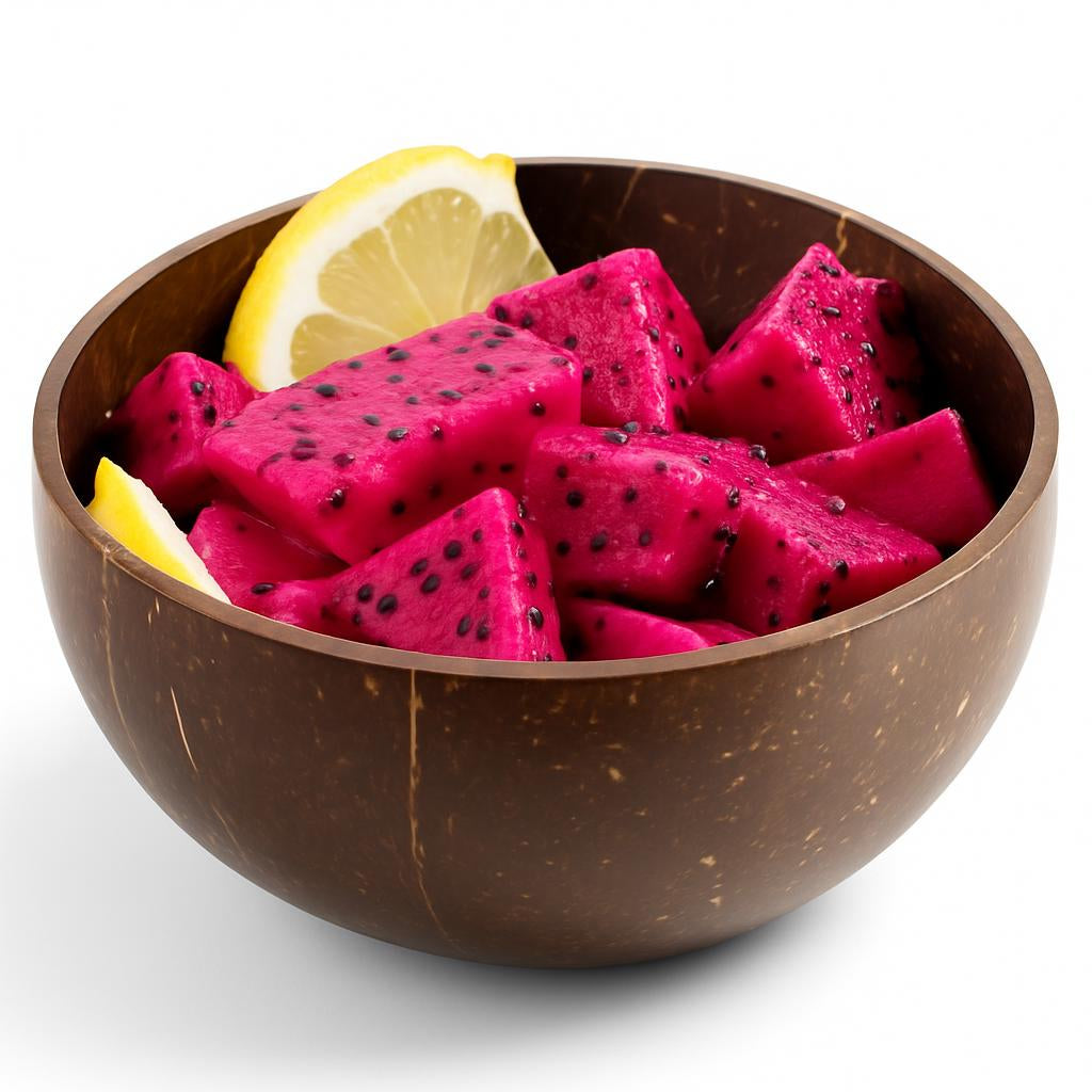 Eco-Friendly Coconut Shell Rice Bowls - Sustainable Biodegradable Dinnerware Set