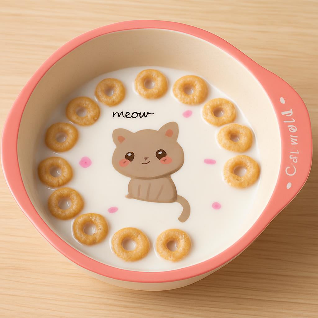 Eco-Friendly Children's Bowls with Animal Designs