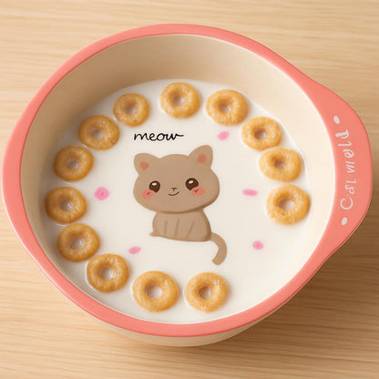 Eco-Friendly Children's Bowls with Animal Designs
