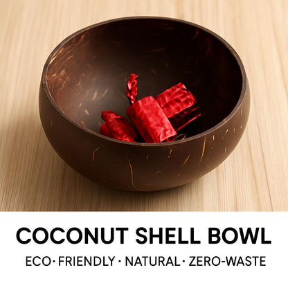 Eco-Friendly Coconut Shell Bowl - Sustainable, Natural, Zero-Waste