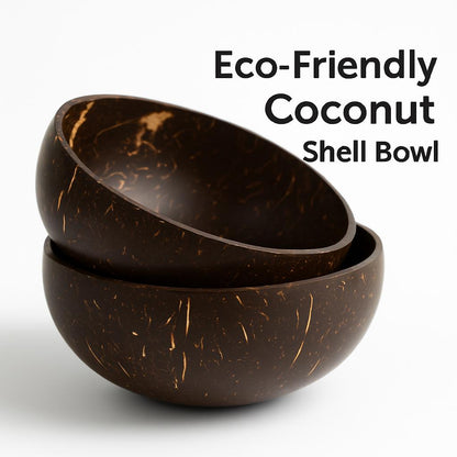 Eco-Friendly Coconut Shell Bowl - Sustainable, Natural, Zero-Waste