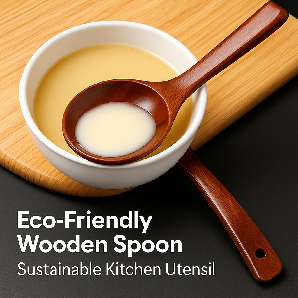 Eco-Friendly Wooden Spoon - Sustainable Kitchen Utensil