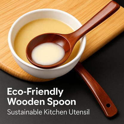Eco-Friendly Wooden Spoon - Sustainable Kitchen Utensil