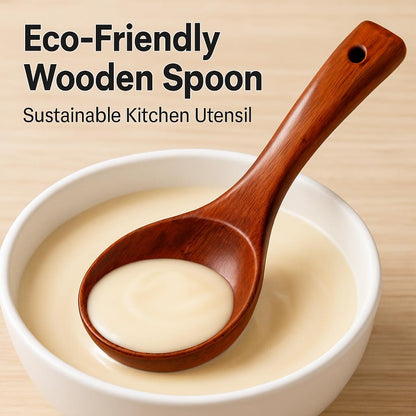 Eco-Friendly Wooden Spoon - Sustainable Kitchen Utensil