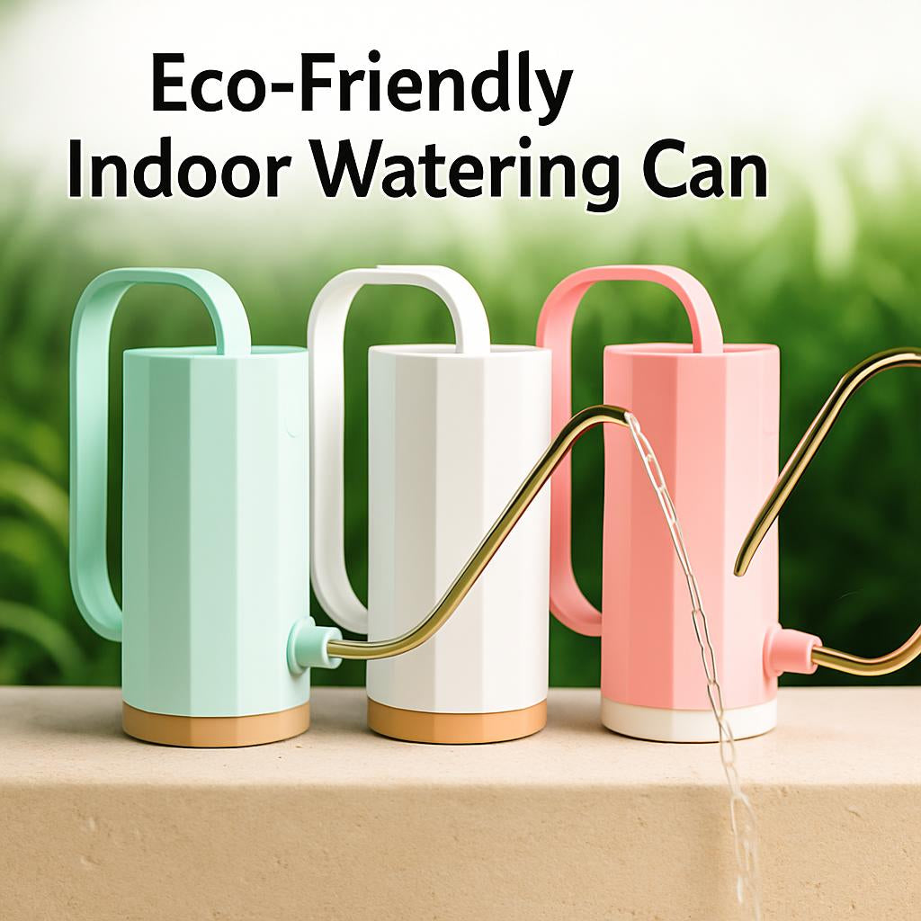Eco-Friendly Indoor Watering Can - Mint Green, White, Pink