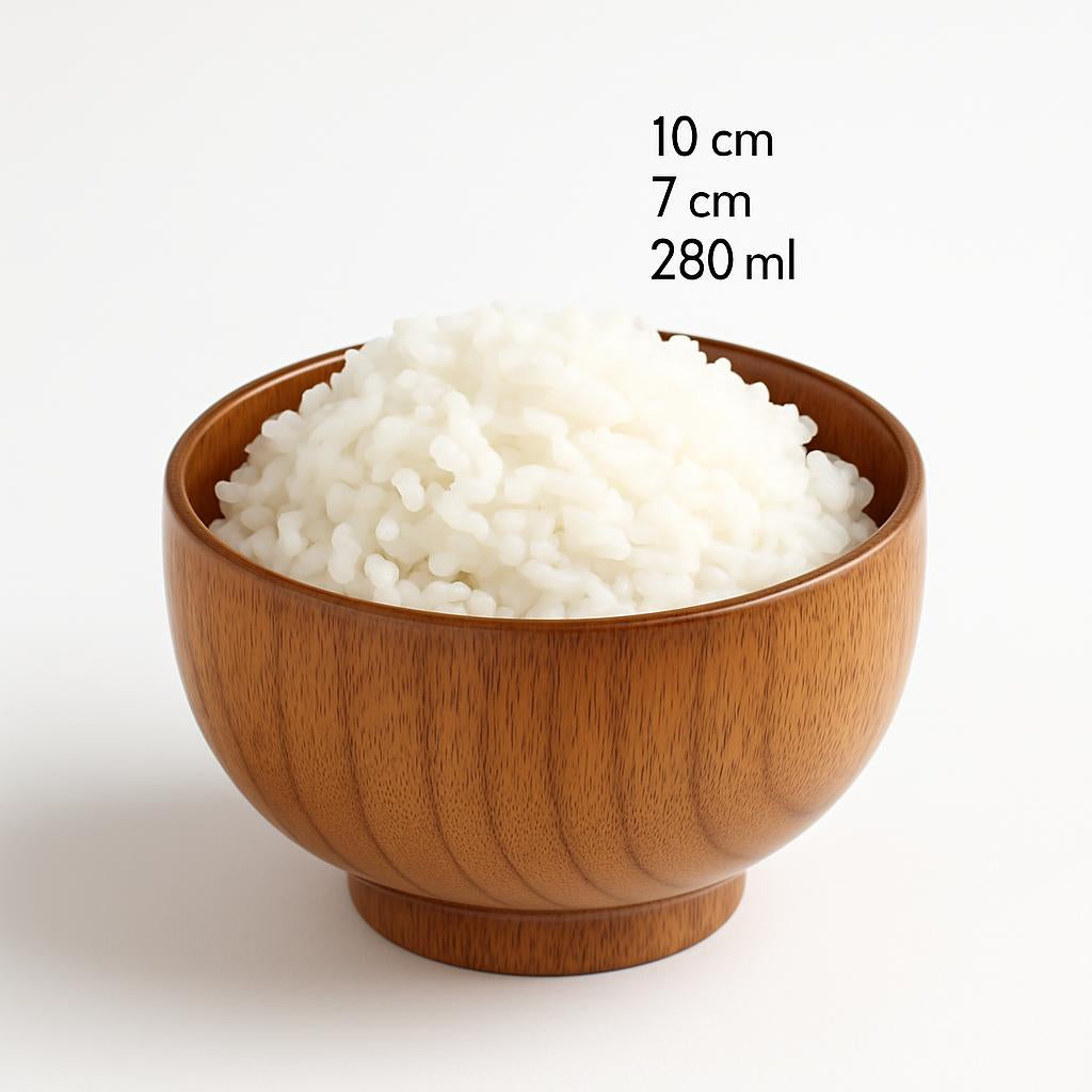 Eco-Friendly Wooden Bowls and Cup Set - Natural, Stackable, Biodegradable