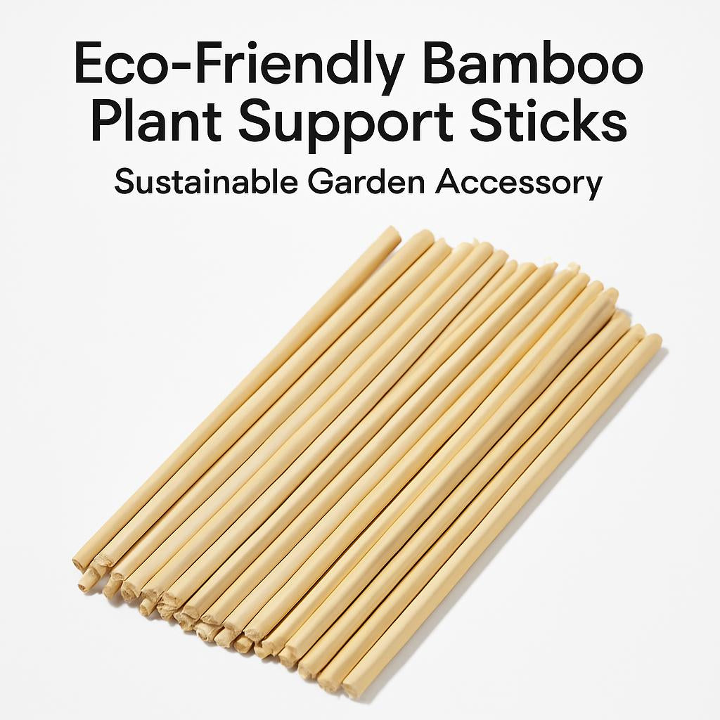 Eco-Friendly Bamboo Plant Support Sticks - Sustainable Garden Accessory