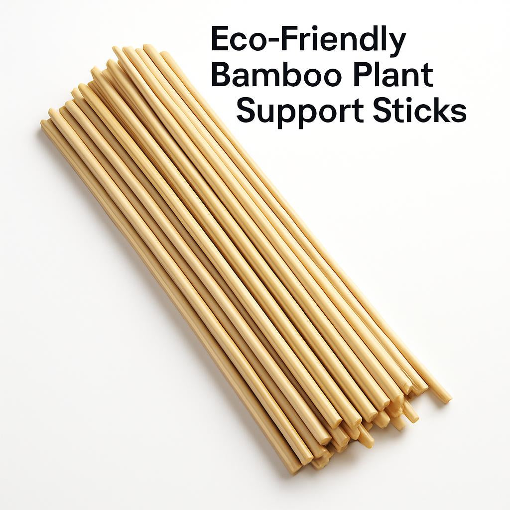 Eco-Friendly Bamboo Plant Support Sticks - Sustainable Garden Accessory