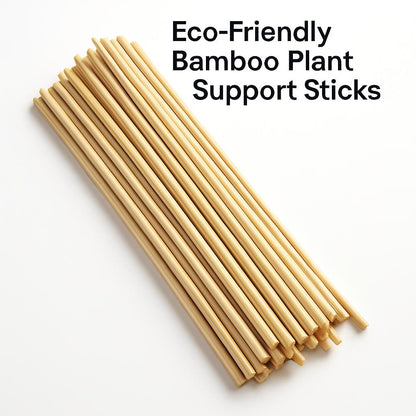 Eco-Friendly Bamboo Plant Support Sticks - Sustainable Garden Accessory