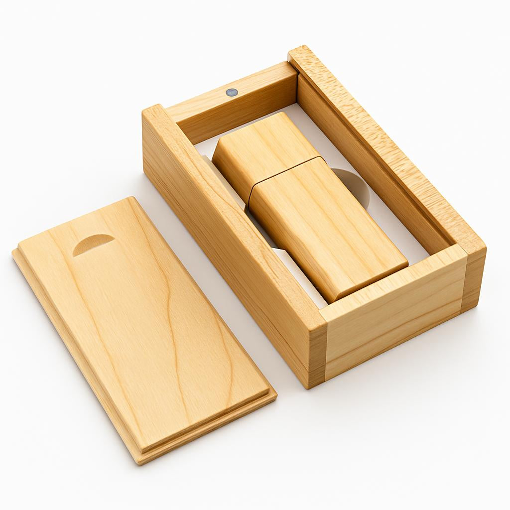 Eco-Friendly Bamboo USB Flash Drive - Sustainable Storage Solution
