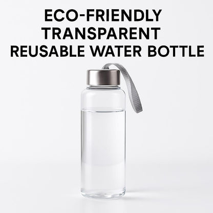 Eco-Friendly Transparent Reusable Water Bottle