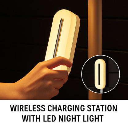 Wireless Charging Station with LED Night Light