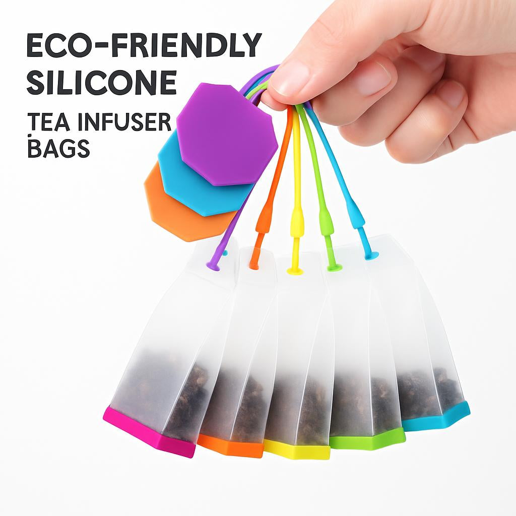 Eco-Friendly Silicone Tea Infuser Bags