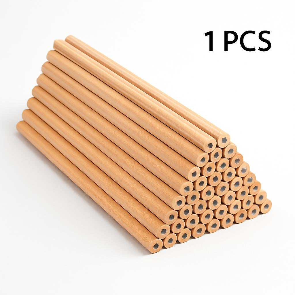 Eco-Friendly Natural Wood Hexagonal Pencils