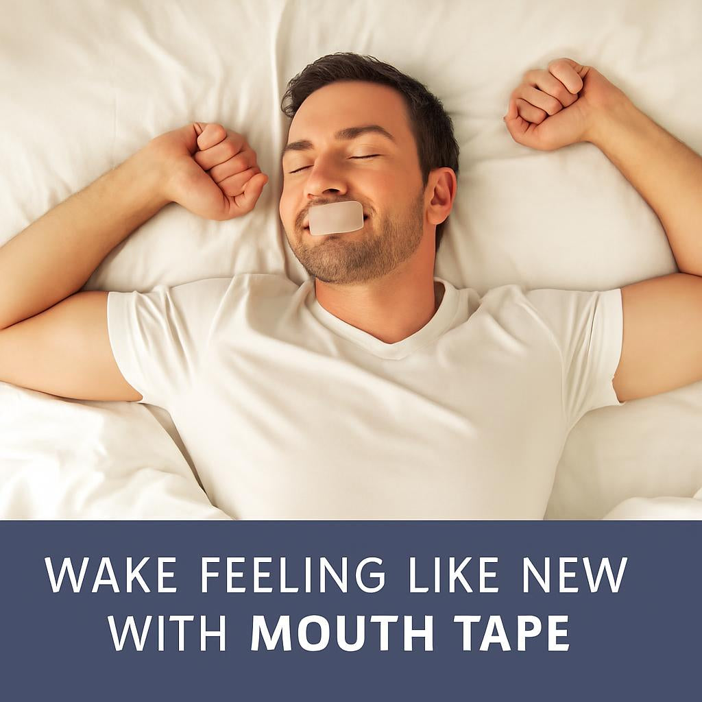 Sleep-Enhancing Mouth Tape for Snoring Reduction and Nasal Breathing