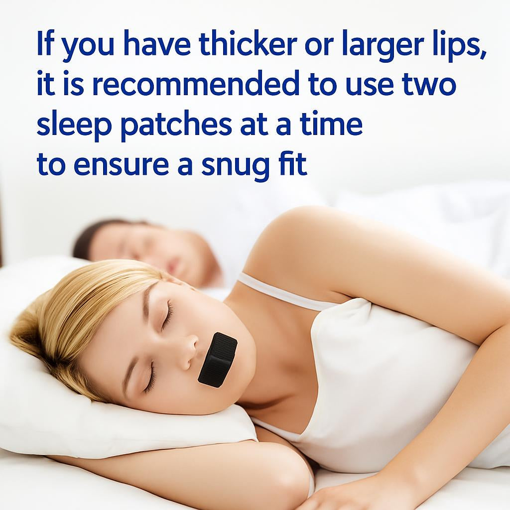 Sleep-Enhancing Mouth Tape for Snoring Reduction and Nasal Breathing