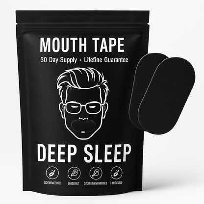 Sleep-Enhancing Mouth Tape for Snoring Reduction and Nasal Breathing