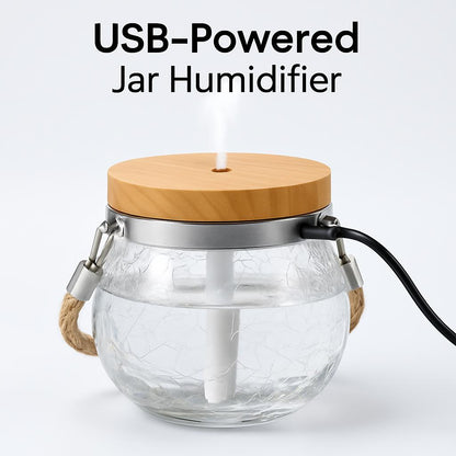 Eco-Friendly Essential Oil Diffuser with Wooden Top