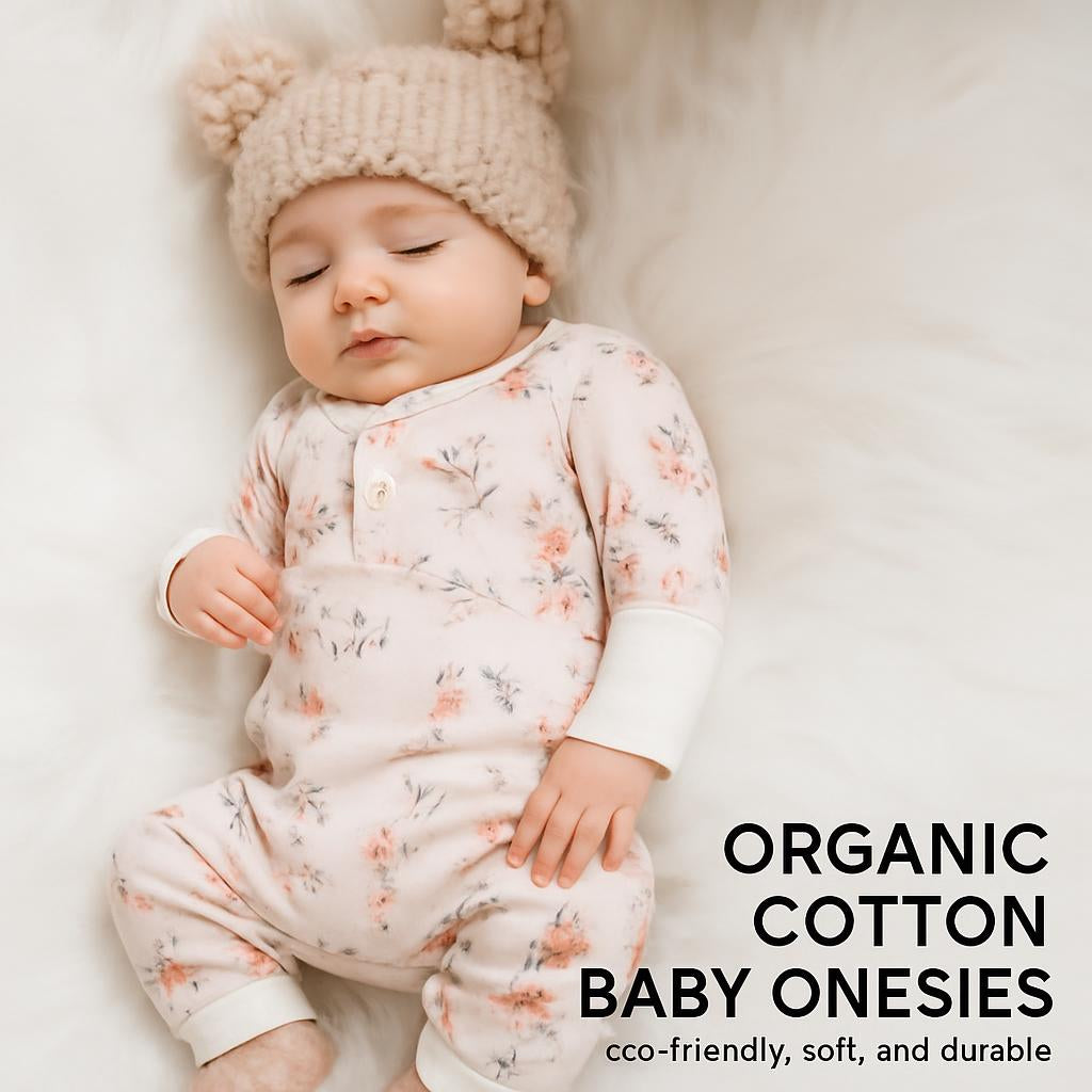 Organic Cotton Baby Onesies - Eco-Friendly, Soft, and Durable