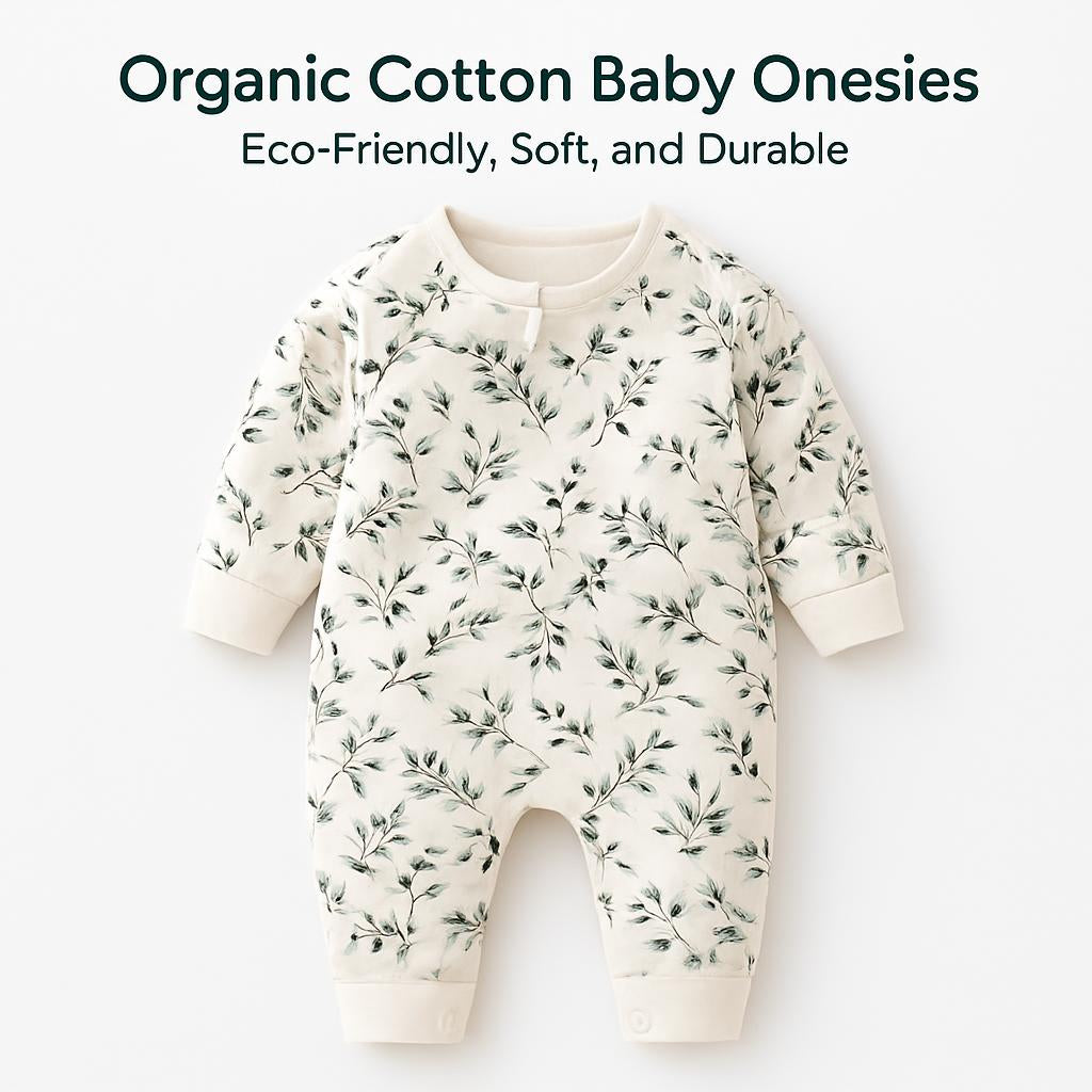 Organic Cotton Baby Onesies - Eco-Friendly, Soft, and Durable