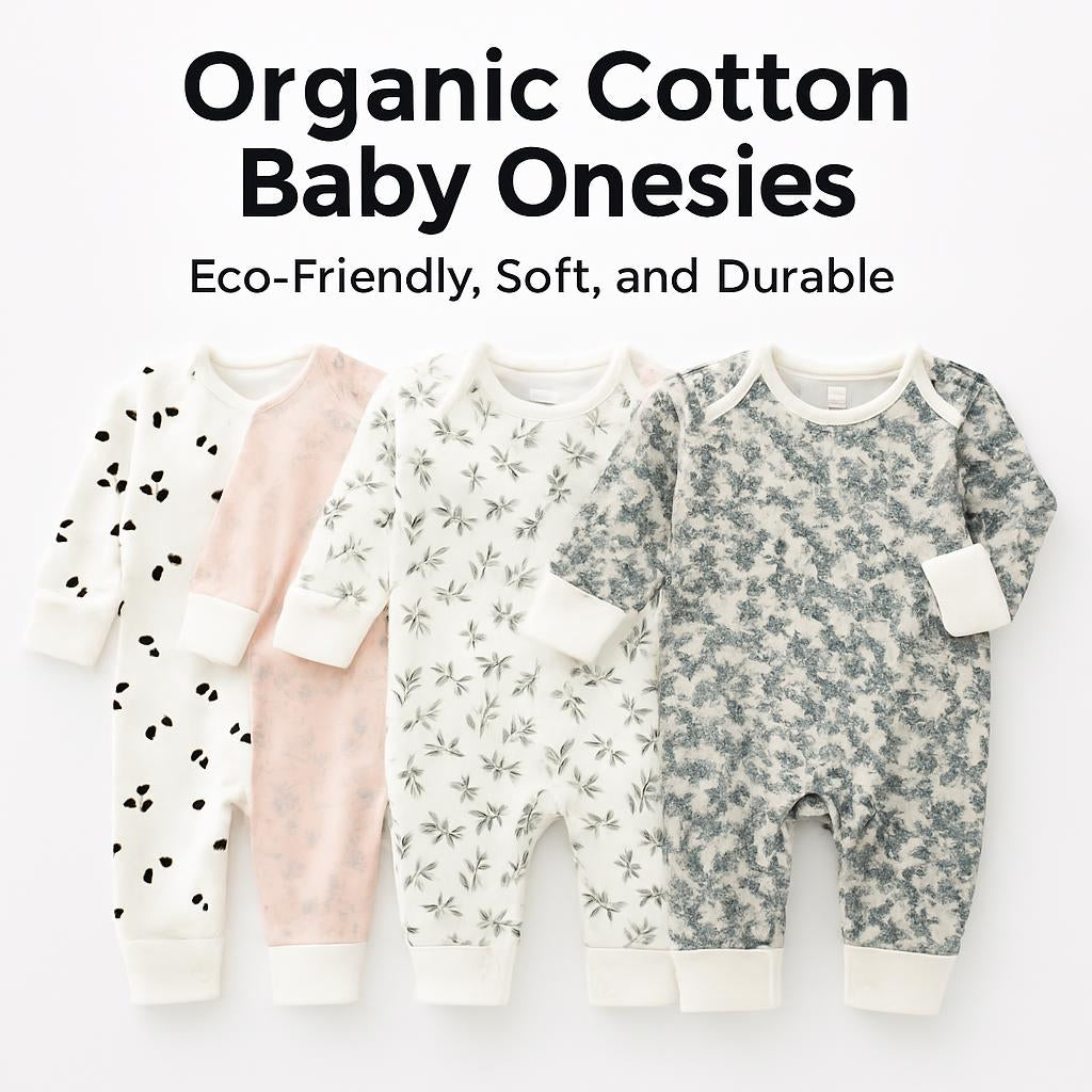 Organic Cotton Baby Onesies - Eco-Friendly, Soft, and Durable