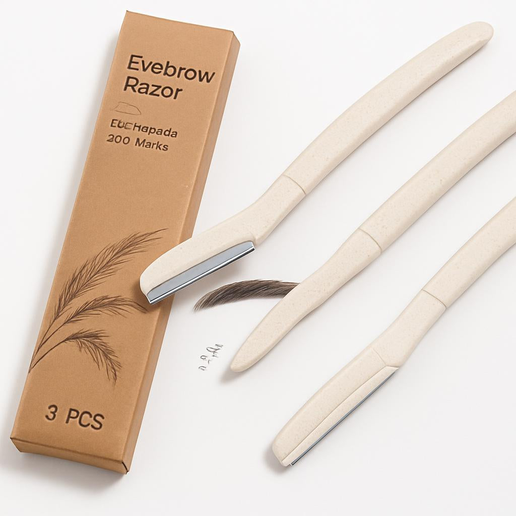 Eco-Friendly Biodegradable Eyebrow Razor for Sustainable Grooming