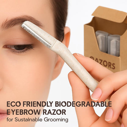 Eco-Friendly Biodegradable Eyebrow Razor for Sustainable Grooming