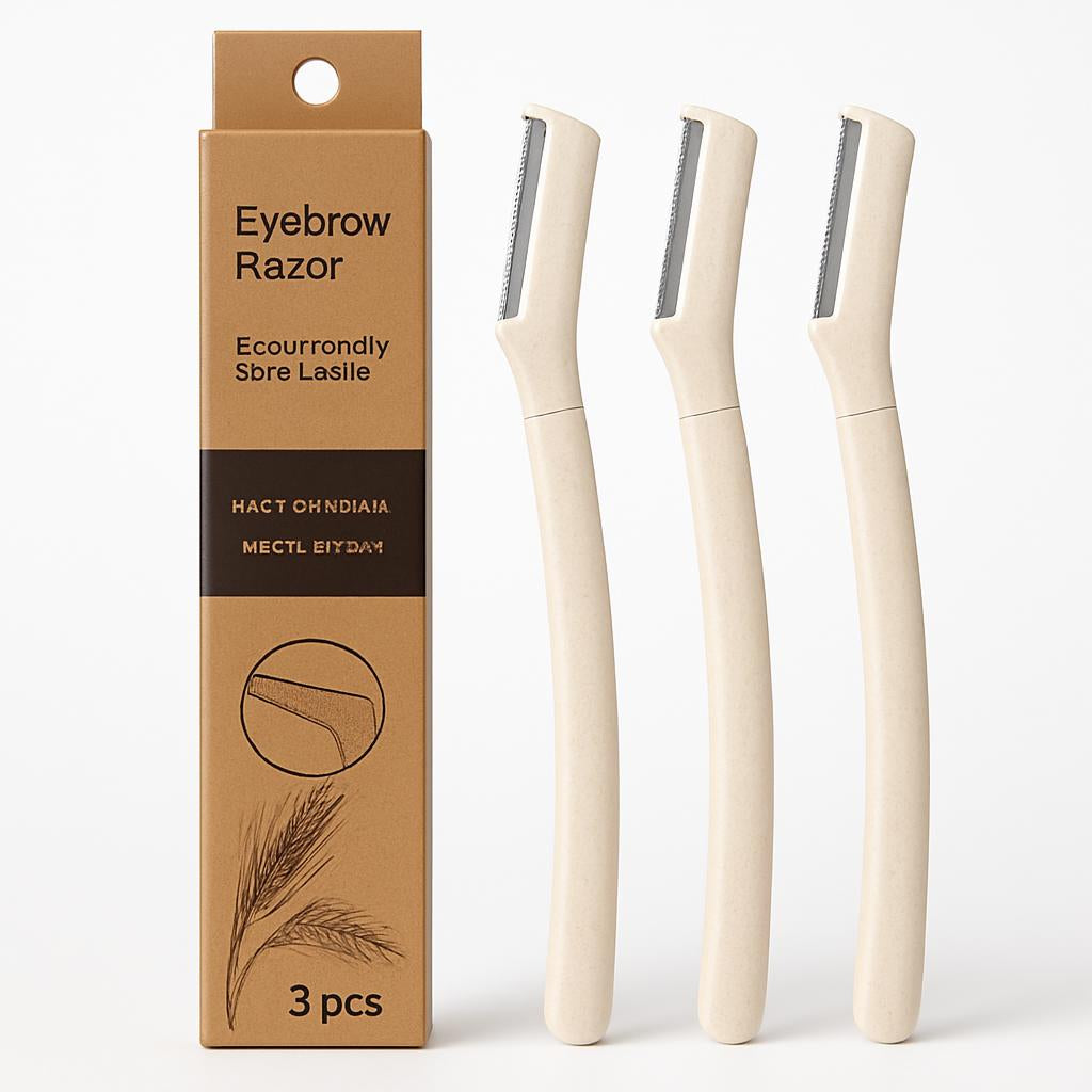 Eco-Friendly Biodegradable Eyebrow Razor for Sustainable Grooming