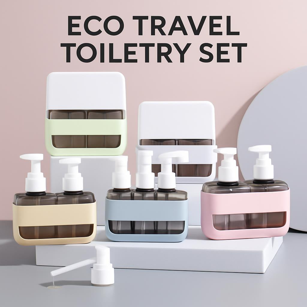 Eco Travel Toiletry Set - Reusable, Compact, Sustainable