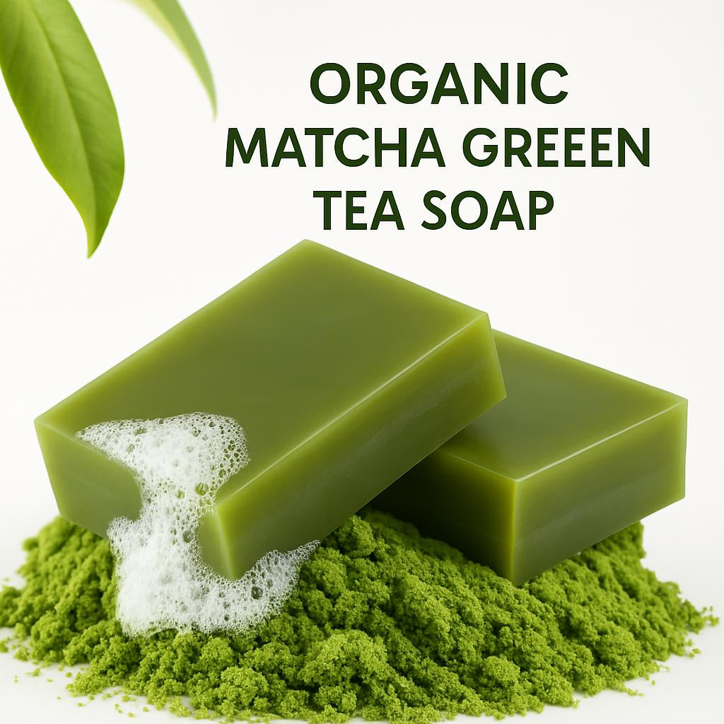Organic Matcha Green Tea Soap for Radiant Skin