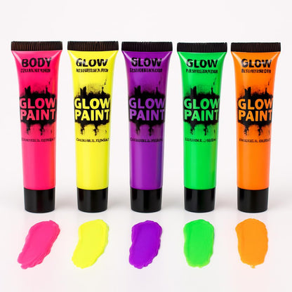 Neon Non-Toxic Body Paint - Eco-Friendly, Biodegradable, Multi-Use