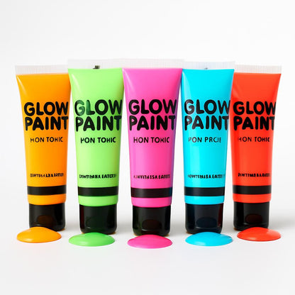 Neon Non-Toxic Body Paint - Eco-Friendly, Biodegradable, Multi-Use