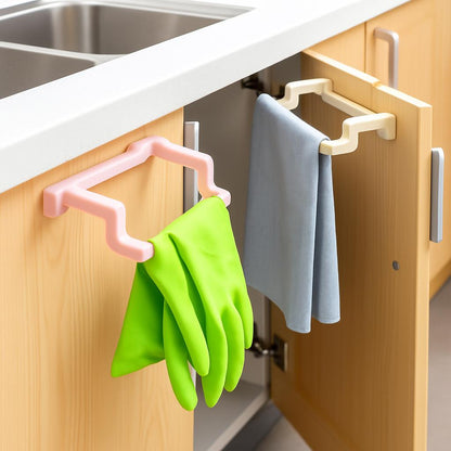 Space-Saving Hanging Trash Bag Holder for Easy Waste Management