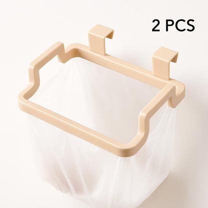 Space-Saving Hanging Trash Bag Holder for Easy Waste Management