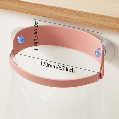Space-Saving Hanging Trash Bag Holder for Easy Waste Management