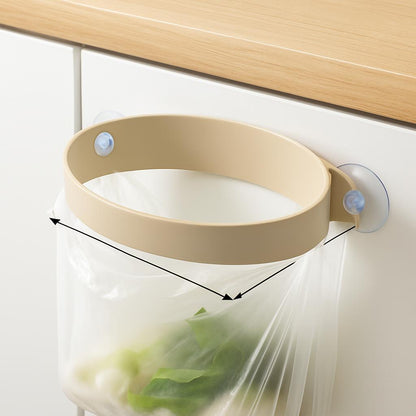 Space-Saving Hanging Trash Bag Holder for Easy Waste Management