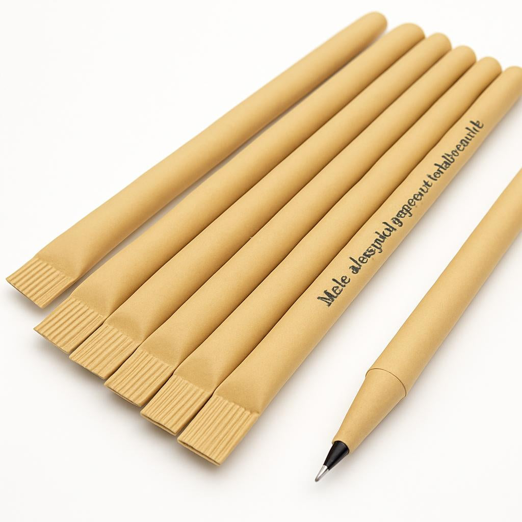 Eco-Friendly Recycled Paper Drinking Straws