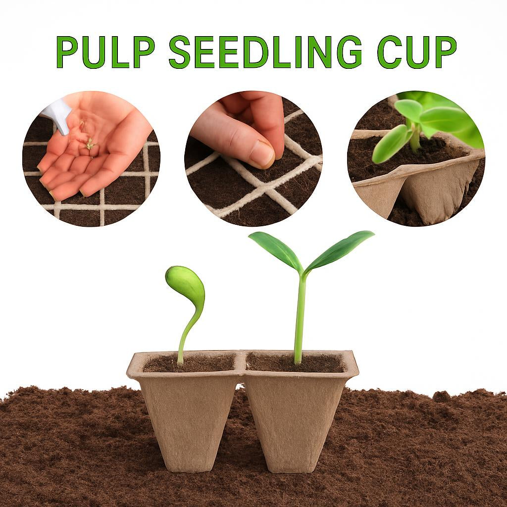 Biodegradable Pulp Seedling Tray for Eco-Friendly Gardening