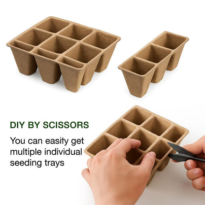 Biodegradable Pulp Seedling Tray for Eco-Friendly Gardening