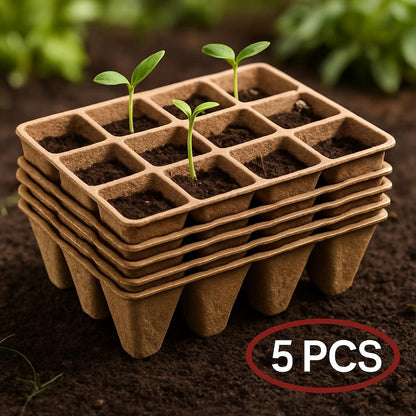 Biodegradable Pulp Seedling Tray for Eco-Friendly Gardening