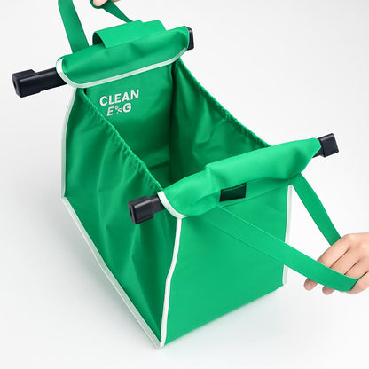 Eco-Friendly Reusable Green Shopping Bag for Groceries