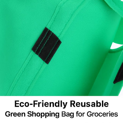 Eco-Friendly Reusable Green Shopping Bag for Groceries