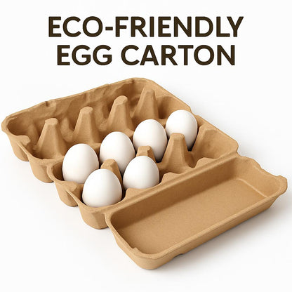 Eco-Friendly Egg Carton - Sustainable, Biodegradable Packaging for a Greener Planet