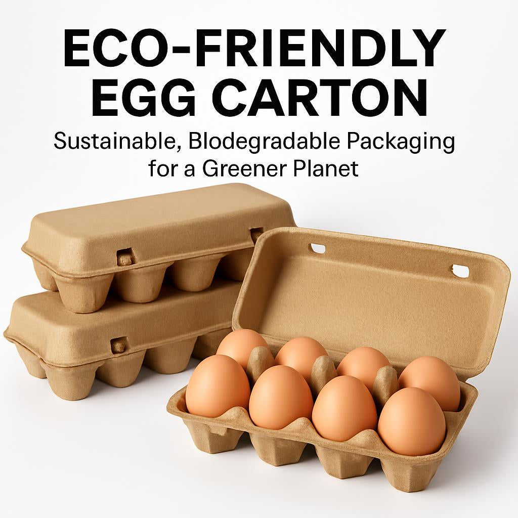 Eco-Friendly Egg Carton - Sustainable, Biodegradable Packaging for a Greener Planet