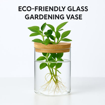 Eco-Friendly Glass Storage Jar with Cork Lid