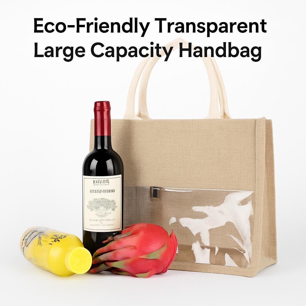 Eco-Friendly Transparent Large Capacity Handbag