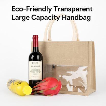 Eco-Friendly Transparent Large Capacity Handbag
