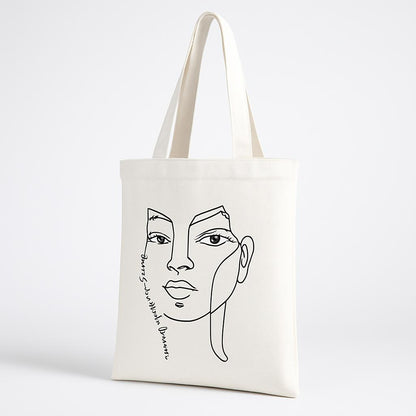 Eco-Friendly Reusable Cotton Tote Bag - Sustainable Shopping Solution