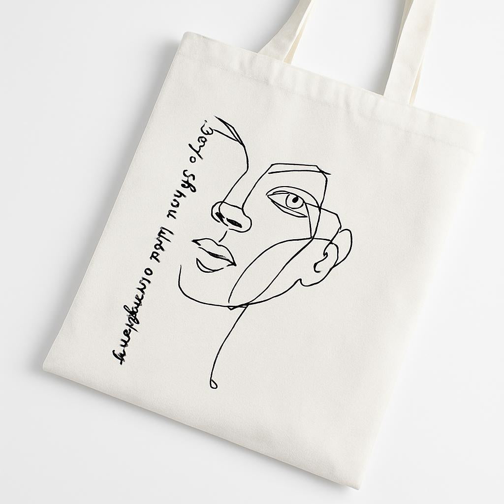 Eco-Friendly Reusable Cotton Tote Bag - Sustainable Shopping Solution